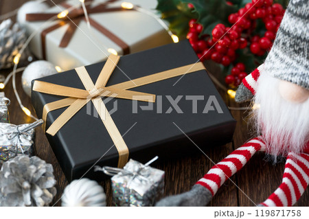 クリスマスプレゼント。クリスマスイメージ クリスマスプレゼント。クリスマスイメージ 119871758
