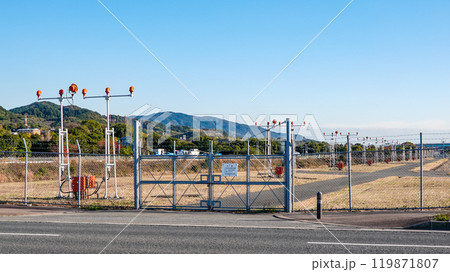 滑走路の終わり　福岡空港（福岡県福岡市） 119871807