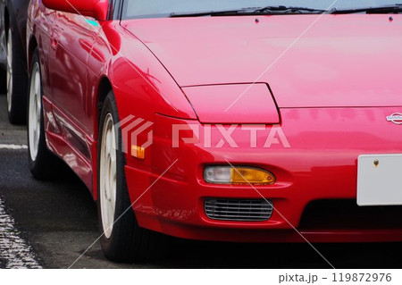 自動車イメージ　日産180SXのフロントマスク 119872976
