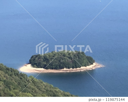 向島の高見山展望台から見下ろした島 向島の高見山展望台から見下ろした島 119875144