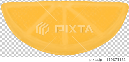 lemon slice on a white background 119875181