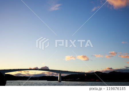 桂浜 浦戸大橋 桂浜 浦戸大橋 119876185