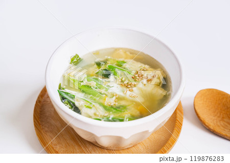 貝だしの卵スープ 119876283