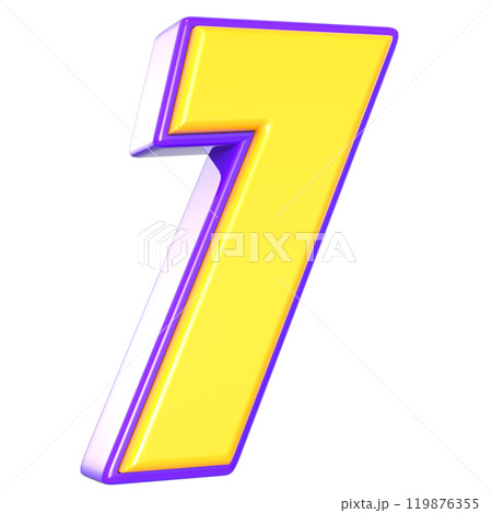 Font And Number 3D Render 119876355