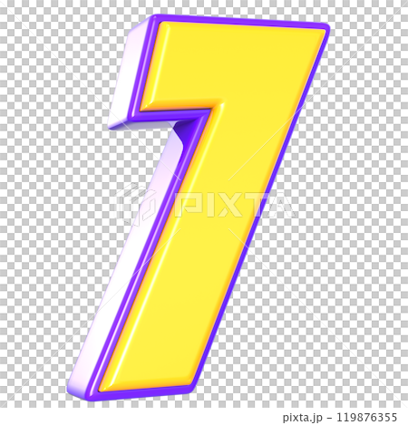 Font And Number 3D Render 119876355
