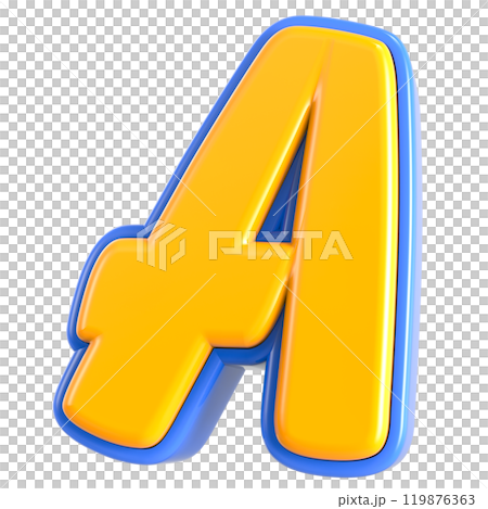 Font And Number 3D Render Font And Number 3D Render 119876363