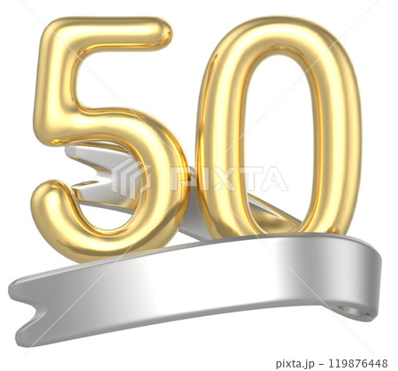 anniversary number 3d render 119876448