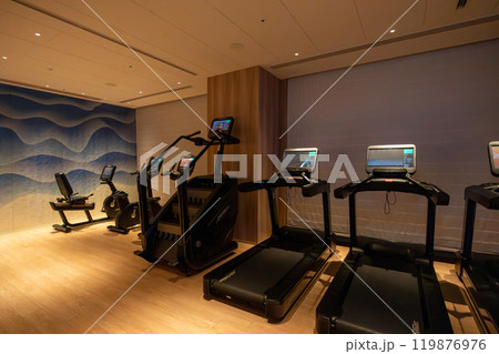 大阪駅西口直結のJPタワー大阪(KITTE大阪)にある、大阪ステーションホテルのフィットネス(ジム) 119876976