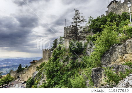 Fortress of Guaita on Monte Titano, Republic of San Marino Fortress of Guaita on Monte Titano, Republic of San Marino 119877989