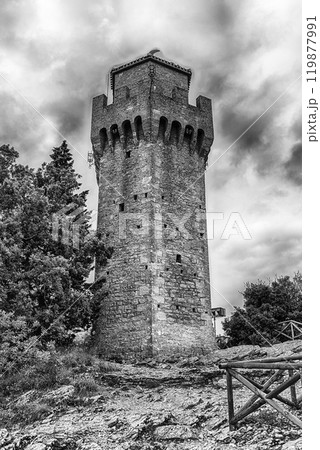 Montale Tower on Monte Titano, Republic of San Marino Montale Tower on Monte Titano, Republic of San Marino 119877991