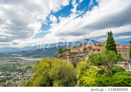 Meteora landscape in Greece Meteora landscape in Greece 119880089