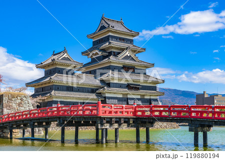 国宝 松本城天守 長野県松本市 日本 国宝 松本城天守 長野県松本市 日本 119880194