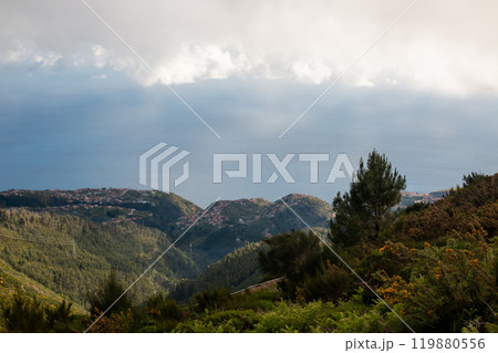 Mountains and clouds, Madeira, Portugal Mountains and clouds, Madeira, Portugal 119880556