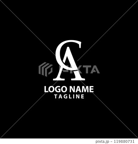 initial letter CA monogram logo design vector 119880731