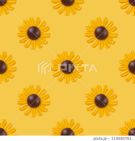 pattern with sunflowers 119880761