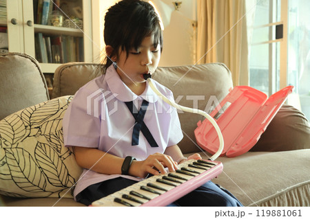 Girl with Melodion 119881061