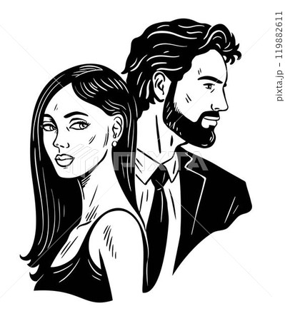 Beautiful couple of spy agents Beautiful couple of spy agents 119882611