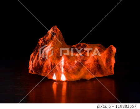 Precious mineral. Piece of Rock crystal 119882657