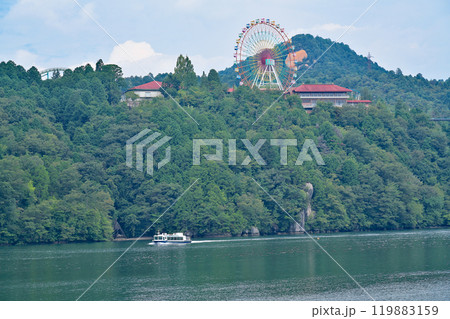 【恵那峡 (遊覧船と恵那峡ワンダーランド)】 岐阜県恵那市大井町 119883159