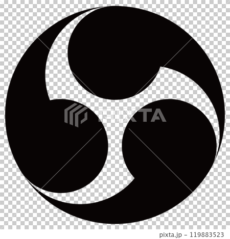 Tomoe crest - Three Tomoe 119883523