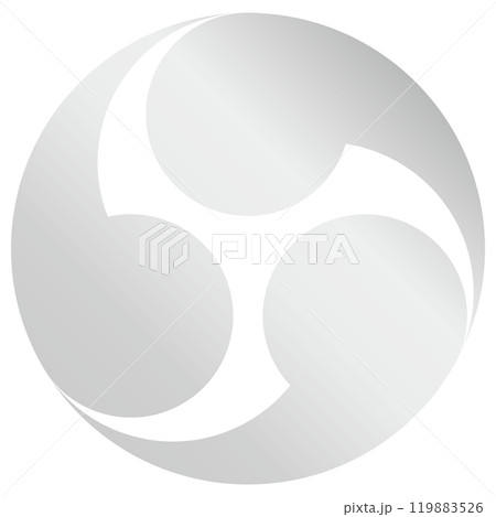 巴紋　三つ巴 119883526