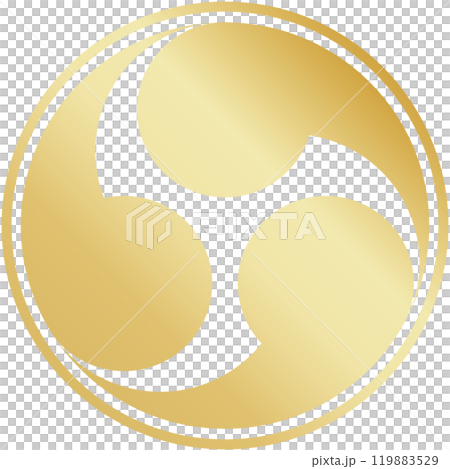 巴紋　三つ巴 119883529