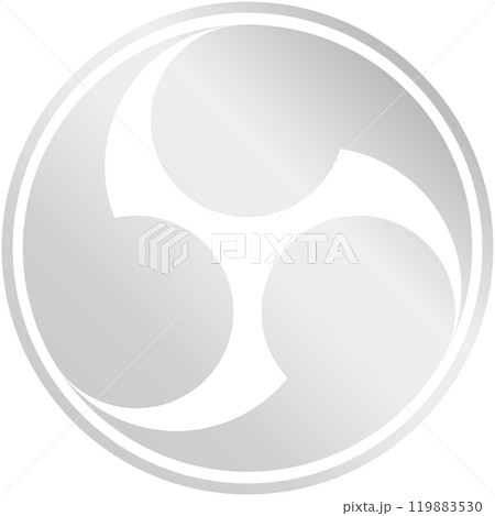 巴紋　三つ巴 119883530