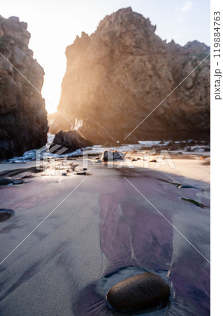 Sunset at Pfeiffer Beach 119884763