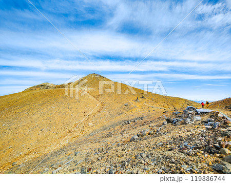 秋の御嶽山登山：王滝頂上～剣ヶ峰（八丁ダルミ） 119886744