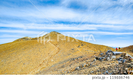 秋の御嶽山登山:王滝頂上~剣ヶ峰(八丁ダルミ) 秋の御嶽山登山:王滝頂上~剣ヶ峰(八丁ダルミ) 119886746