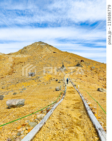 秋の御嶽山登山：王滝頂上～剣ヶ峰（八丁ダルミ） 119886779