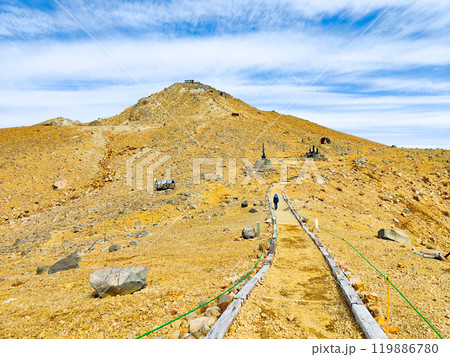 秋の御嶽山登山：王滝頂上～剣ヶ峰（八丁ダルミ） 119886780