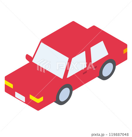 自動車のアイソメトリックイラスト 自動車のアイソメトリックイラスト 119887048