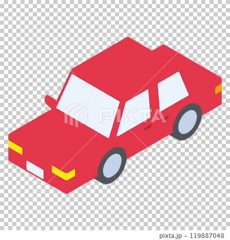 自動車のアイソメトリックイラスト 自動車のアイソメトリックイラスト 119887048