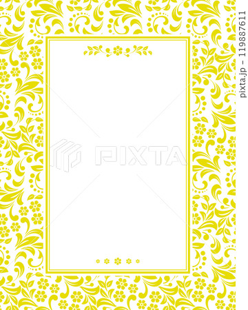 Abstract floral pattern. Vector seamless background. Perfect for invitations or announcements. 119887611