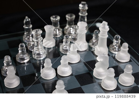 チェスの名勝負の棋譜(キングの行進) チェスの名勝負の棋譜(キングの行進) 119888439