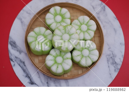 Kue Putu Ayu is one of the traditional wet cakes that have a soft texture.  119888982