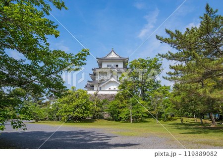 初夏の伊賀上野城（三重県伊賀市） 119889082