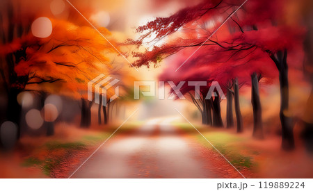 Nature background, watercolor style 119889224