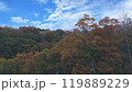 紅葉の山並み 119889229