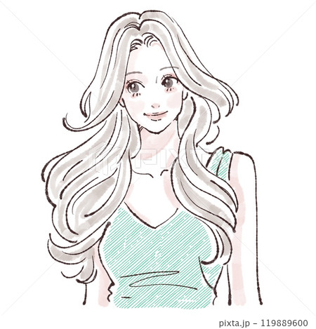 女性・女の子のイラスト素材　 119889600