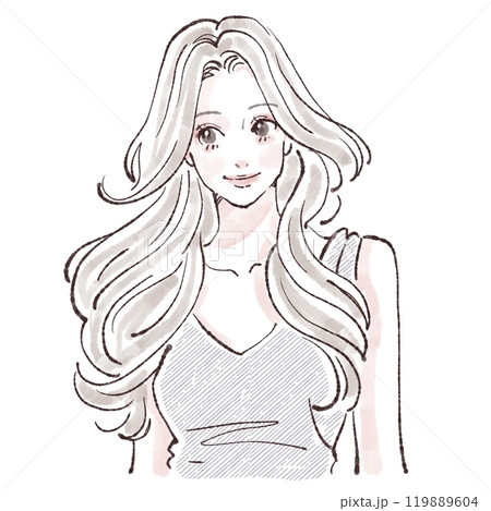 女性・女の子のイラスト素材　 119889604