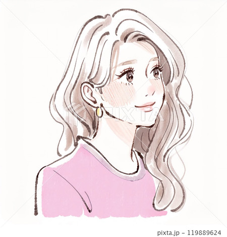 女性・女の子のイラスト素材　 119889624