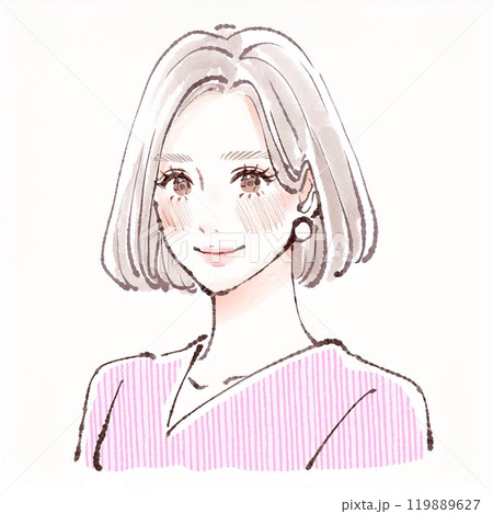 女性・女の子のイラスト素材　 119889627