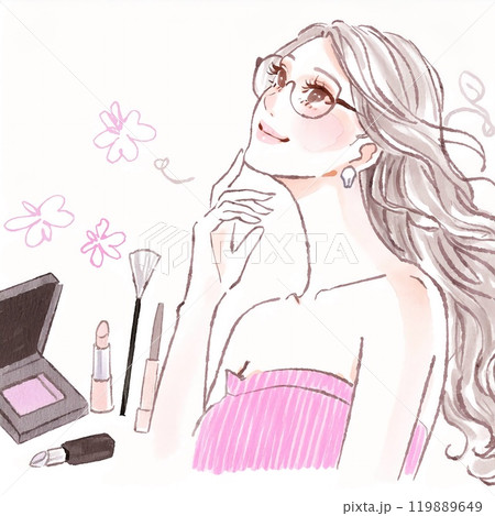 女性・女の子のイラスト素材 女性・女の子のイラスト素材 119889649