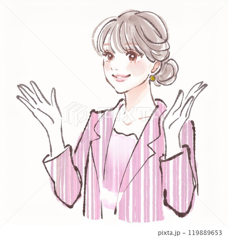 女性・女の子のイラスト素材 119889653