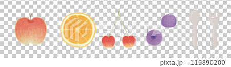 各種水果手繪插圖集 各種水果手繪插圖集 119890200