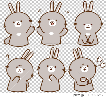 灰兔套裝 119891257