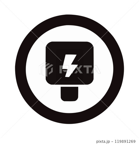 icon sticker electric design  119891269