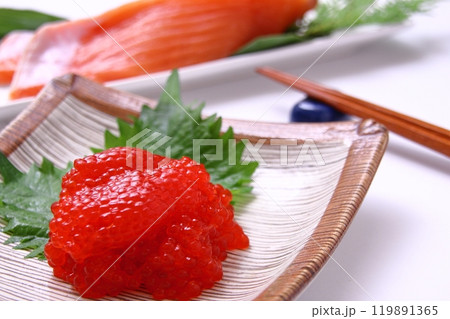 生鮭とすじこの醤油漬け 生鮭とすじこの醤油漬け 119891365